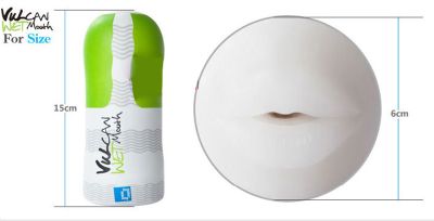 Cốc thủ dâm Vulcan ruột hình miệng nóng bỏng