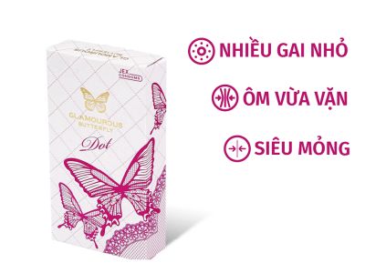 Bao Cao Su Glamcurous Butterfly Dot - ảnh 3
