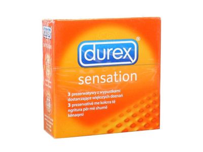 Bao Siêu Gai Bi Durex Sensation Hộp 3 Chiếc - ảnh 1