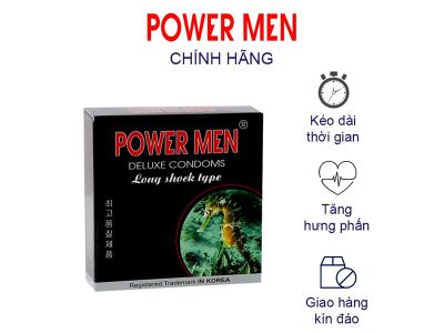 Bao Cao Su Powermen Cá Ngựa Hộp 3 Chiếc - ảnh 2