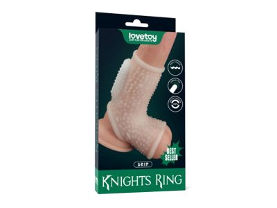 Khúc Đôn Silicon Tròng Bìu Lovetoy Gai Nhám Có Rung TDSTBD15C