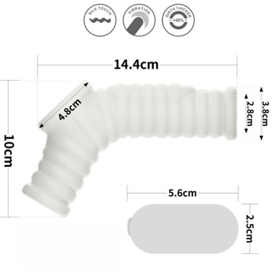 Khúc Đôn Silicon Tròng Bìu Lovetoy Gân Vằn Có Rung TDSTBD15D