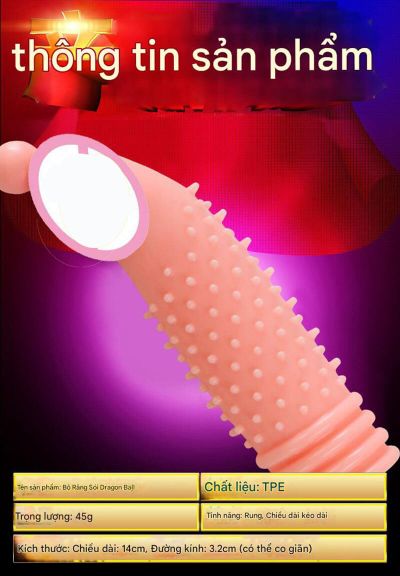 Bao Đôn Gai Bi Rung Đầu Cực Phê TDSTBD44