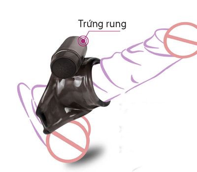 Khóa Silicon Có Rung Giúp Mau Cương Cứng Và Chống Xuất Tinh Sớm TDSTBD10K