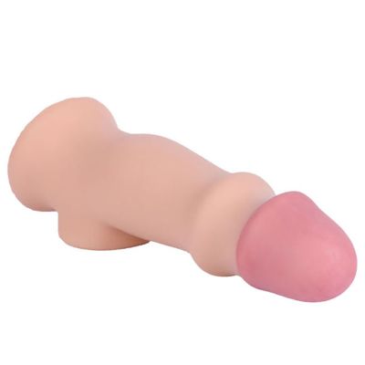 Bao Đôn To Dài Siêu Mềm Mịn Có Lỗ Tròng Bìu Chống Xuất Tinh Sớm TDSTBD43