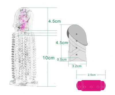 Bao Đôn Đen Siêu Gai Có Rung Ở Đầu TDSTBD05