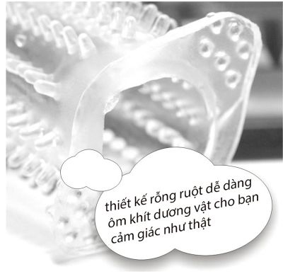 Bao Đôn Đen Siêu Gai Có Rung Ở Đầu TDSTBD05