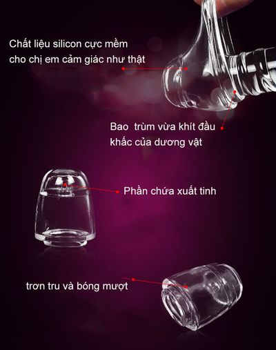Bao Silicon Đôn To Và Dài Quý Đầu TDSTBD20