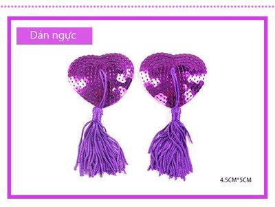 Bộ Đồ Chơi Phòng The 8 Món Màu Tím Quyến Rũ TDSTQT06 5