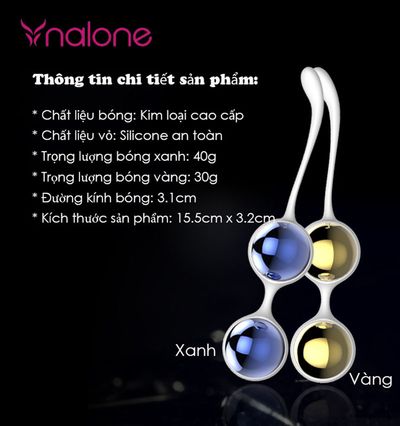 Bộ Bóng Tập Nalone Yany Hợp Kim Cao Cấp Giúp Chị Em Khít Bót TDSTDC55 4
