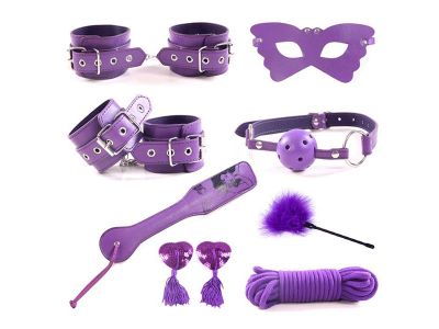 Bộ Đồ Chơi Phòng The 8 Món Màu Tím Quyến Rũ TDSTQT06 1