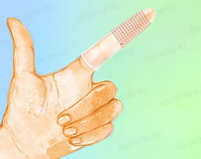 Bao Cao Su Ngón Tay Les-D Hạt Nổi Kích Thích Điểm G TDSTCD13A 1