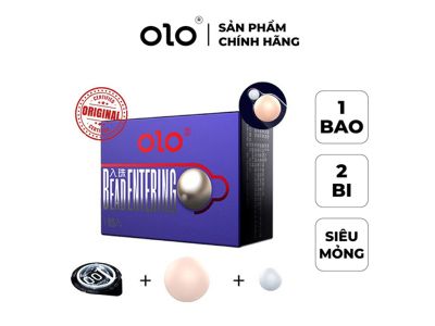 Bao Cao Su Olo Siêu Mỏng Có 2 Hạt Bi 3cm Và 1.5CM Giúp Tăng Kích Thước TDSTCD01A 4