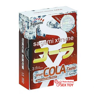 Bao Cao Su Hương Thơm Sagami Xtreme Cola Hộp 3C TDSTSGM08 2